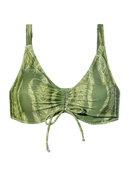 Bikini Top F Cup With Padding Green