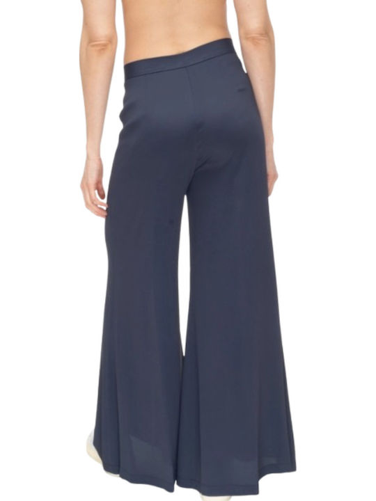 Дамски Текстилен Панталон Navy Blue