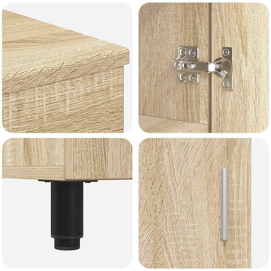 vidaXL Πάγκος χωρίς Νιπτήρα Μ60xΒ35xΥ60cm Δρύς Sonoma vidaXL Πάγκος χωρίς Νιπτήρα Μ60xΒ35xΥ60cm Δρύς Sonoma