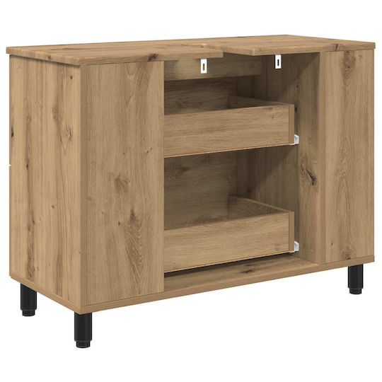 vidaXL Πάγκος χωρίς Νιπτήρα Μ80xΒ35xΥ60cm Δρυς