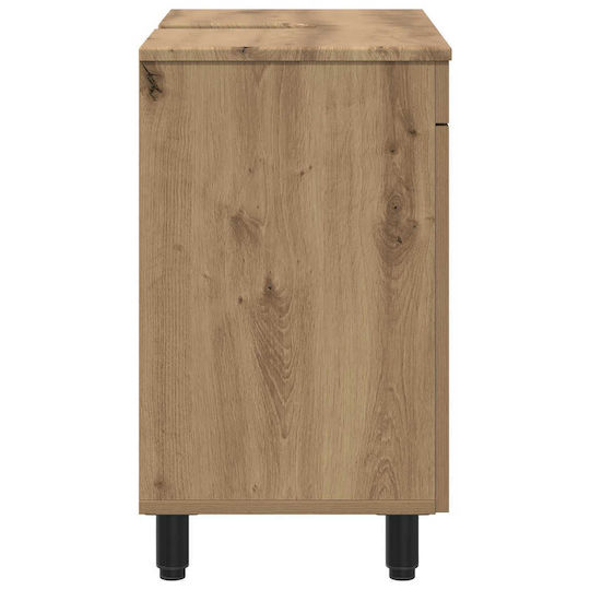 vidaXL Bathroom Vanity Unit without Sink M60xB35xH60cm Oak