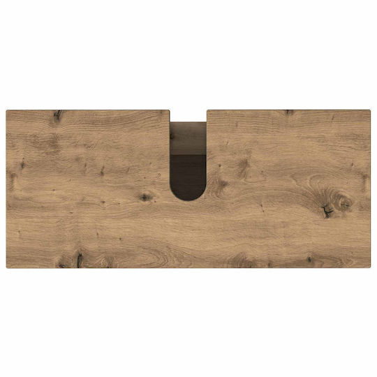 vidaXL Πάγκος χωρίς Νιπτήρα Μ80xΒ35xΥ60cm Δρυς