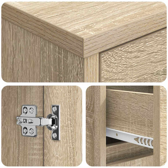 vidaXL Vanity Unit Without Sink M35xD36.5xH85cm Sonoma Oak