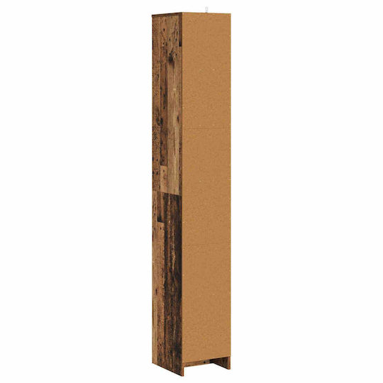 vidaXL Brown Bathroom Column Cabinet