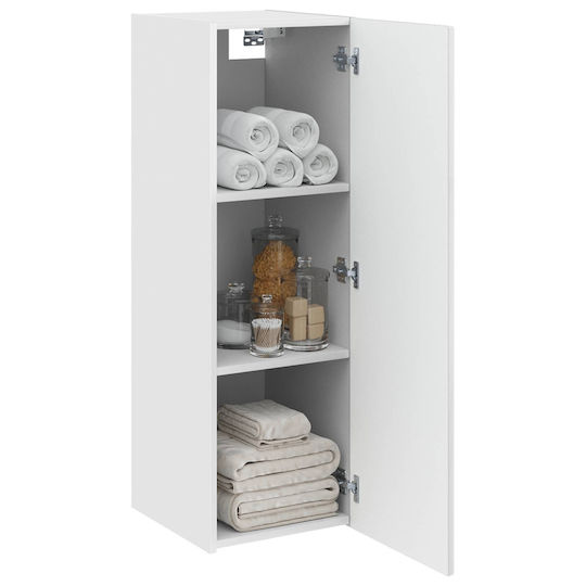 vidaXL Bancă Fără Lavoar M33xA34,5xÎ60cm Alb