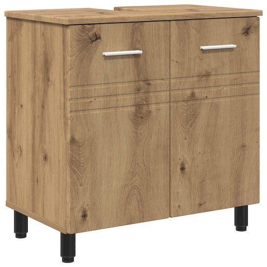 vidaXL Πάγκος χωρίς Νιπτήρα Μ60xΒ35xΥ60cm Δρυς