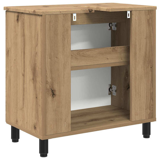 vidaXL Πάγκος χωρίς Νιπτήρα Μ60xΒ35xΥ60cm Δρυς