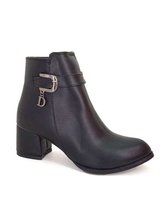 Women's Ankle Boots Black Γ-ΜΠΟΤΑΚΙΑ-015-EL(ISMAIL12)