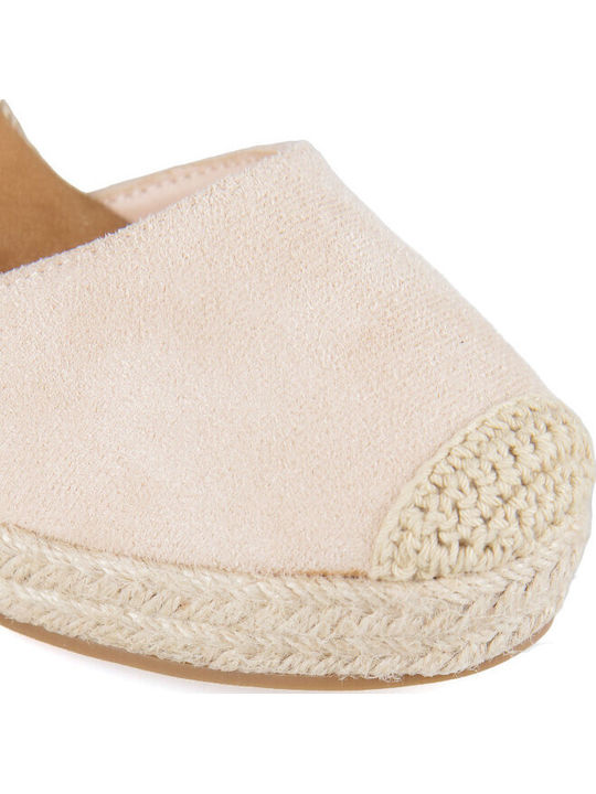 Women's Platforms in Espadrille Style Beige
