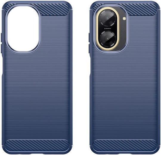 Forcell Back Cover Silicon / Tempered Glass Albastru (Redmi A5)