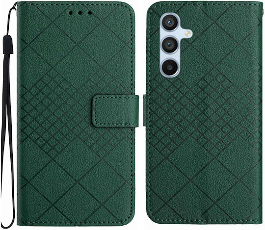 Book Tempered Glass Πράσινο (Galaxy A55Oppo A55 5G)