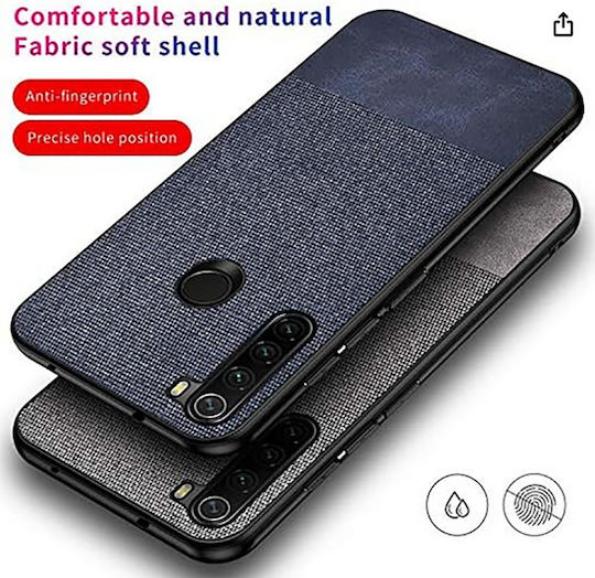 Forcell Back Cover Plastic / Tempered Glass Roșu (Galaxy Note 8Redmi Note 8)