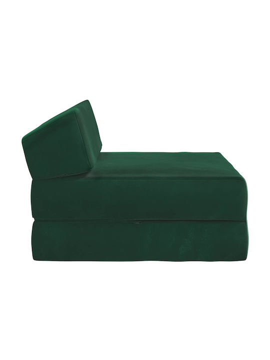 Armchair Bed Dark Green 60x70x41cm