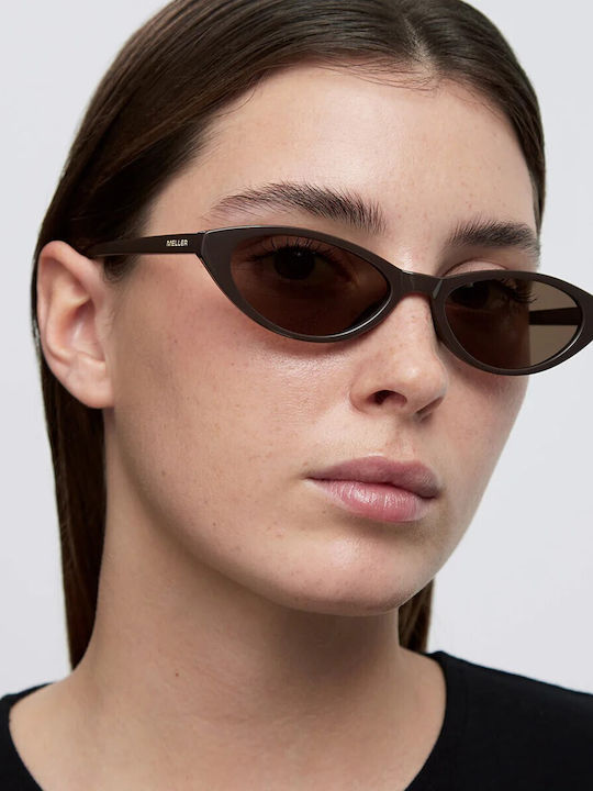 Meller Oza Unisex Sunglasses with Brown Frame and Brown Polarized Lenses OZ-CHOCOLATEKAKAO