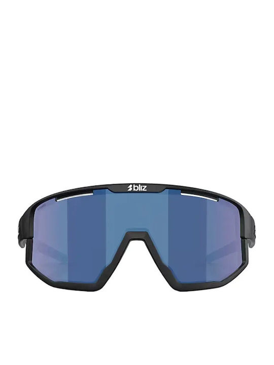 Bliz Fusion Unisex Sunglasses with Black Frame and Black Mirror Lens 70050833