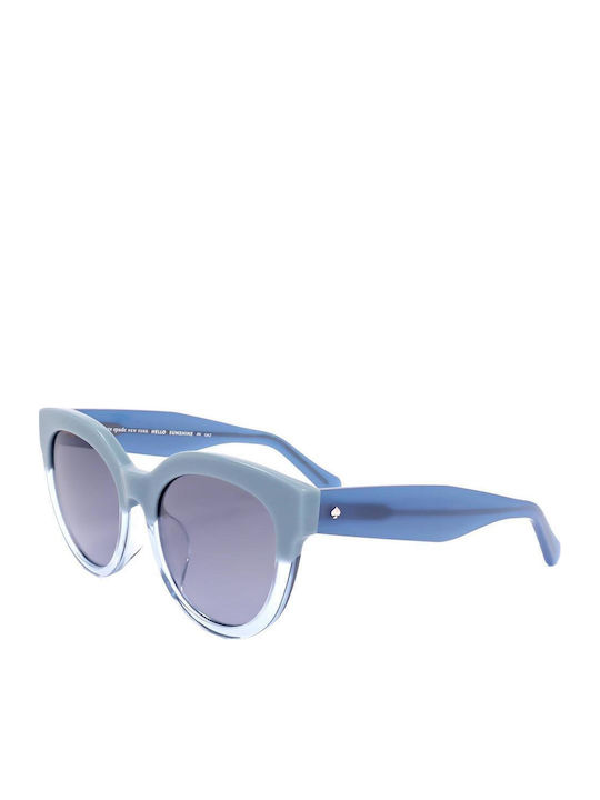 Kate Spade Sunglasses Blue with Acetate Frame & Blue Lens