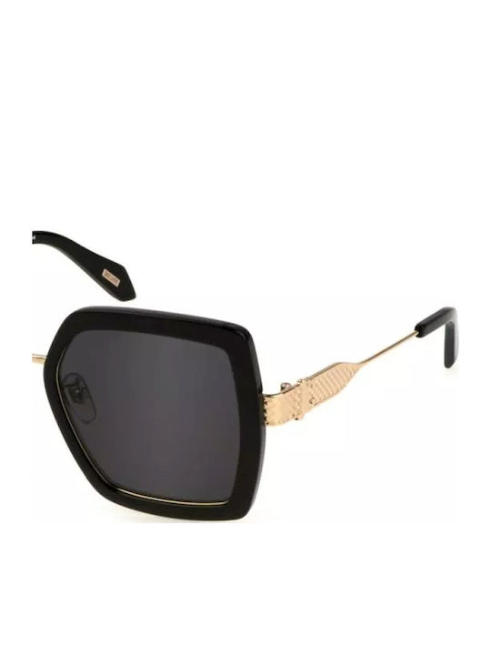Just Cavalli Feminini Ochelari de soare cu Negru Cadru și Negru Lentilă SJC041 0Z42