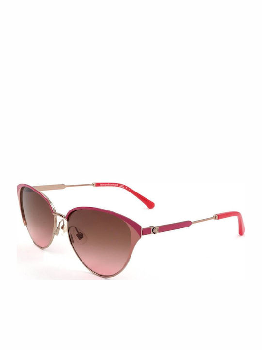 Kate Spade Γυναικεία Γυαλιά Ηλίου με Ροζ Σκελετό και Καφέ Ντεγκραντέ Φακό IANNAGS000F6M