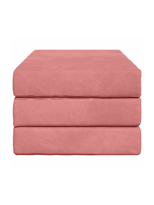 vidaXL Velvet Pink Decorative Pillow Case 45x100cm