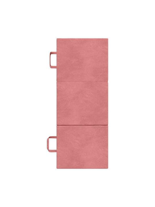 vidaXL Velvet Pink Decorative Pillow Case 45x90cm