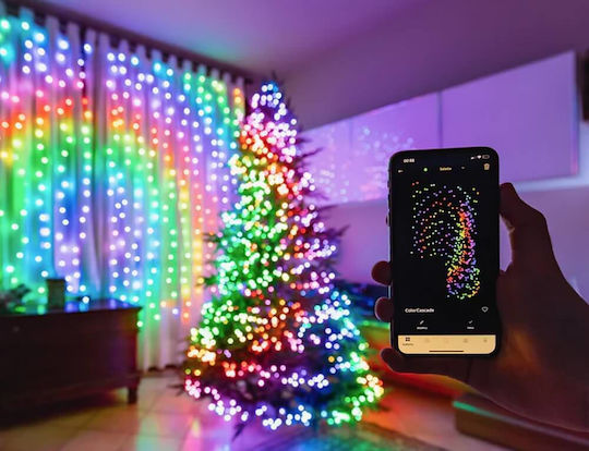 400 Smart Λαμπάκια LED 2.1μ. x 150εκ. RGBW τύπου Κουρτίνα