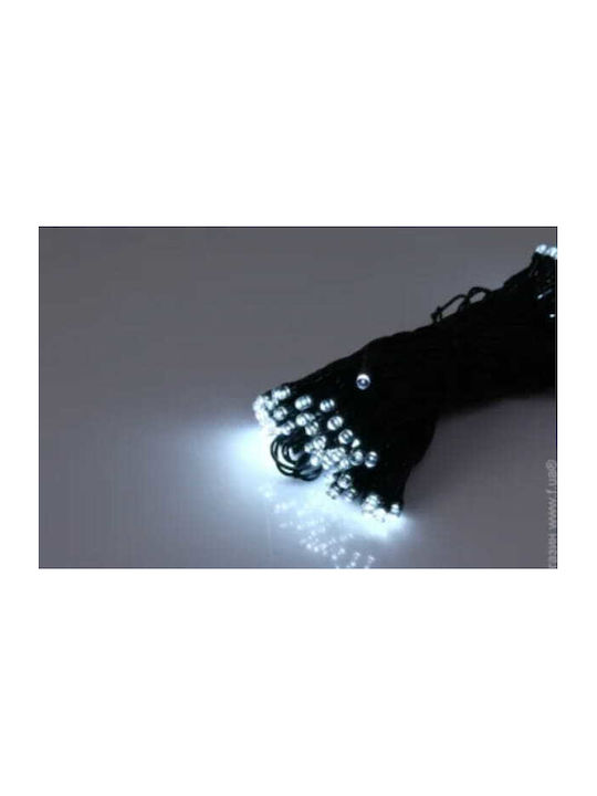 Λαμπάκια LED 10μ. Λευκά Ηλιακά σε Σειρά