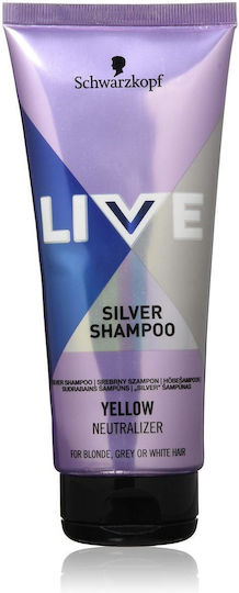 Schwarzkopf Live Silver Shampoos Shine for All Hair Types 200ml