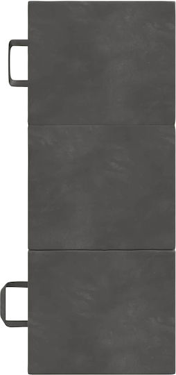 vidaXL Samt Bodenkissen Grau 63x75cm