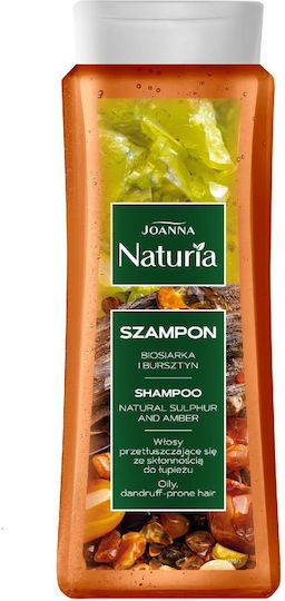 Joanna Naturia Hair Shampoo Biosulfur And Amber 500 Ml