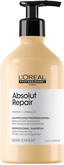 L'Oréal Professionnel Absolut Repair Shampoos Reconstruction/Nourishment & Hydration for Dry Hair Hair 500ml