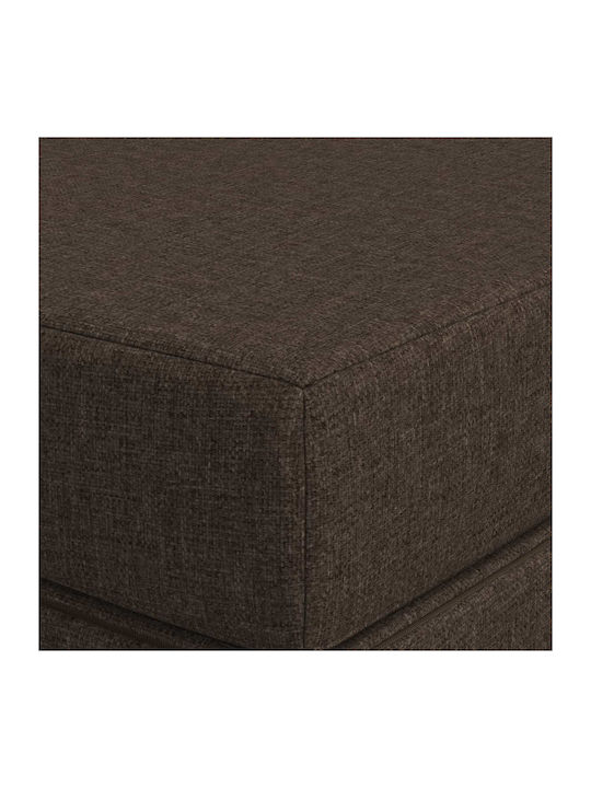vidaXL Brown Decorative Pillow Case 45x100cm
