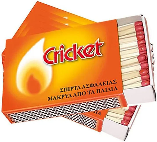 Cricket Σπίρτα Σπίρτα Ασφαλείας 10τμχ