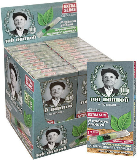 Tou Pappou Тютюневи тръби Extra Slim 20бр
