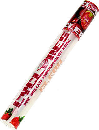 Cyclones Πουρόφυλλα Cyclones Clear Strawberry Pre Rolled με Γεύση Φράουλα Διάφανο 2τμχ