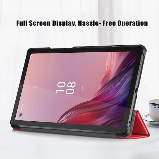 3-слоен Флип Капак Червен Lenovo Tab M9