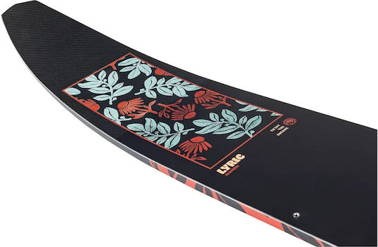Radar Women's Ski Graphite Lyric Carbon Matte Black Pressed Petal