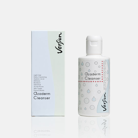 Version Azaderm Cleanser Gel de Dus pentru Controlul Sebumului 200ml