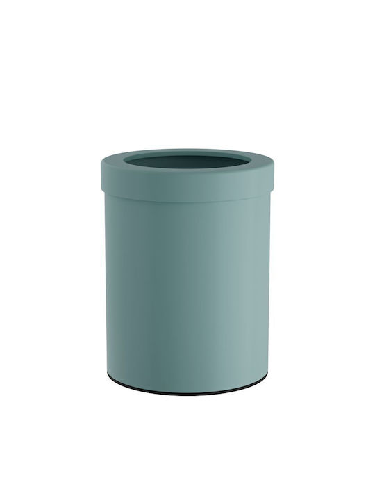 Pam & Co Plastic Office Waste Bin 12lt Light Blue 25x25x30cm