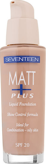 Seventeen Matt Plus Liquid Foundation SPF20 06 Caramel 30ml