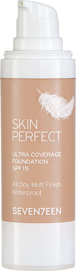 Seventeen Skin Perfect Ultra Coverage Waterproof Liquid Make Up SPF15 06 30ml