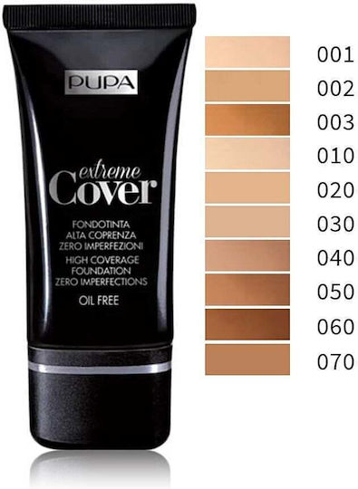 Pupa Extreme Cover Foundation 060 Deep Gold 30ml