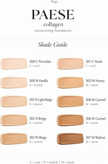 Paese Moisturizing Foundation 301C Nude 30ml