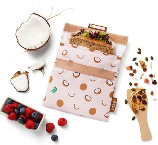 Rolleat Snack 'n' Go Fruits Kids' Lunch Snack Bag Coconut 18cm