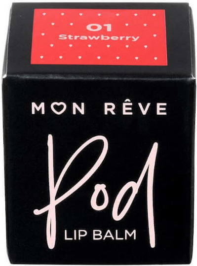 Mon Reve Pod Lip Balm 01 Strawberry 5gr
