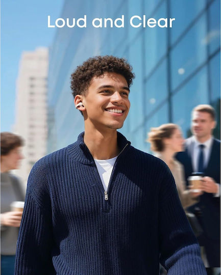 Soundcore by Anker C50i Open Ear Bluetooth Безжични Слушалки с Устойчивост на Изпотяване и Калъф за Зареждане Бели