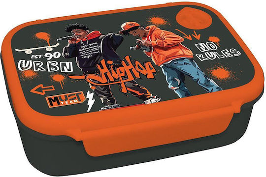 PP Food Container 800ml & Aluminum Water Bottle 500ml Set Must Team Hip Hop