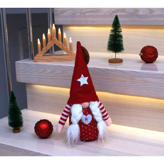 Dekorativer Weihnachtsmann Rot aus Kunststoff