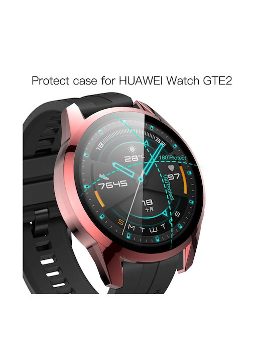 Пластмасов Калъф в Розов цвят за Huawei Watch GT2 46mm