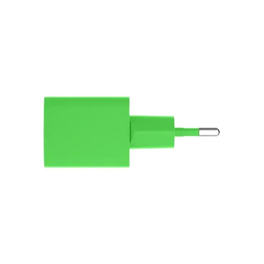 TTEC GaN Charger With USB-C Port And USB-C - USB-C Cable 45W Power Delivery Neon Green SmartCharger