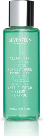 Seventeen Clear Skin Lotion Cleansing Face for Acne-Prone Skin 100ml